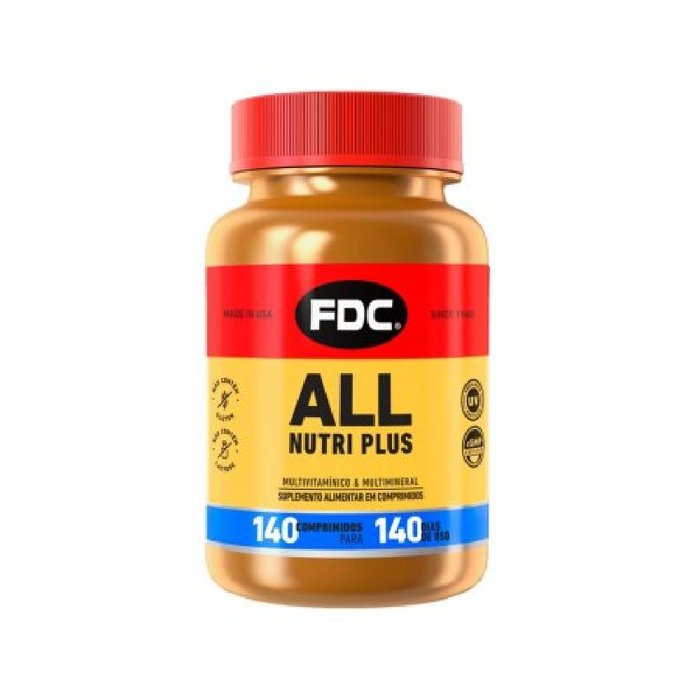 Encontraproduto.com.br - Suplemento Vitamínico All Nutri Plus FDC 140 Comprimidos
