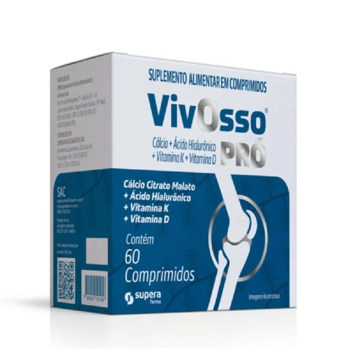 Encontraproduto.com.br - Vivosso Pró - 60 Comprimidos - Supera